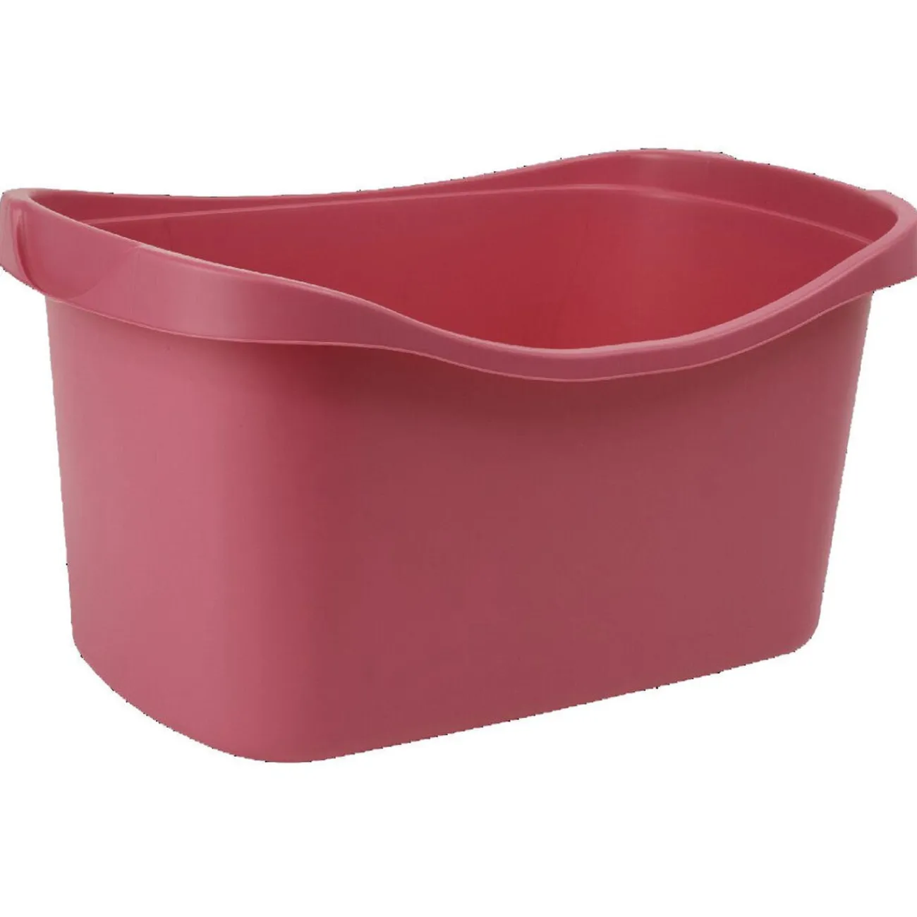 Gifi Rangement|Bac à roulettes rose 90 L