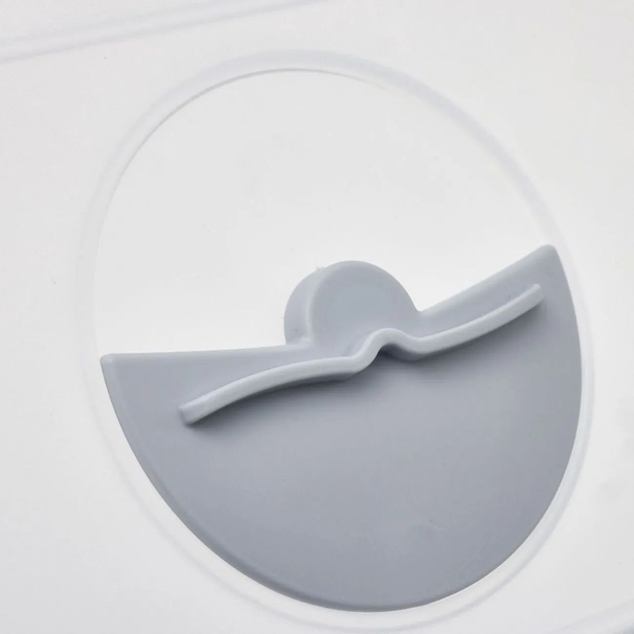 Gifi Rangement|Bac avec couvercle rabattable 12L plastique transparent gris