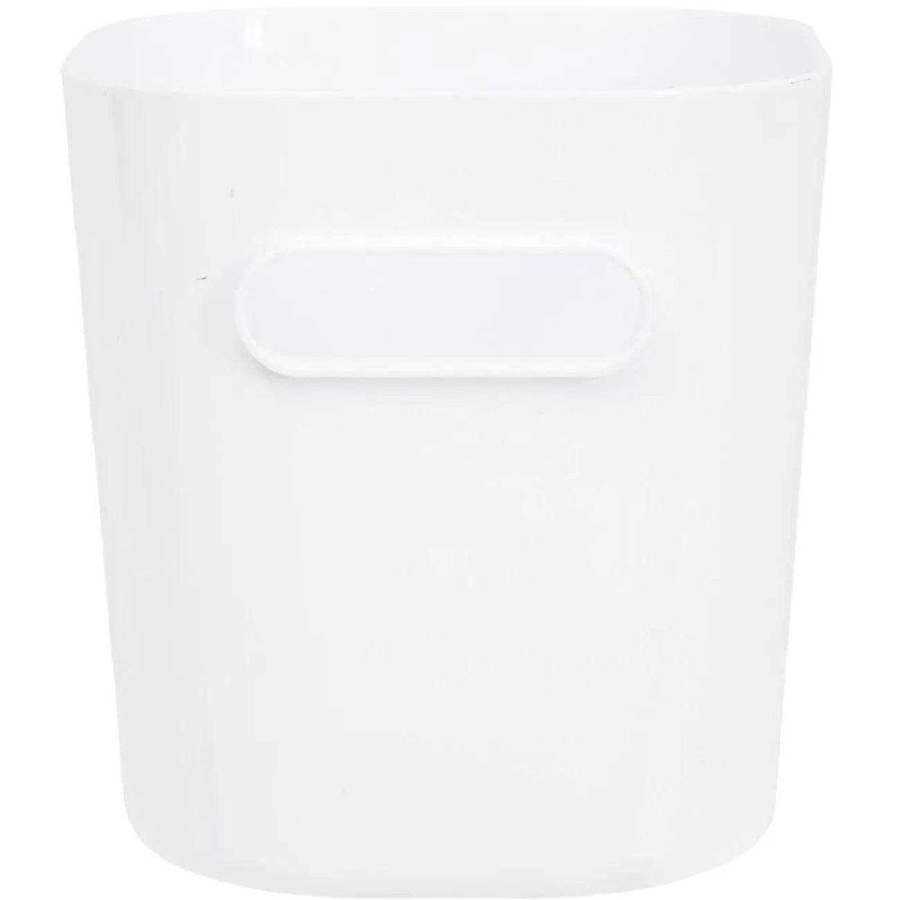 Gifi Aménagement Salle De Bain^Bac de rangement avec poignée blanc