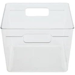Gifi Bac de rangement carré transparent pour frigo 5,5L