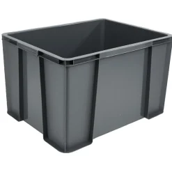 Gifi Rangement|Bac de rangement gris anthracite 45 L