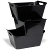 Gifi Rangement|Bac de rangement 18L x3