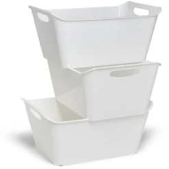 Gifi Rangement|Bac de rangement 18L x3