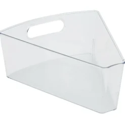 Gifi Bac de rangement triangulaire transparent pour frigo 3L