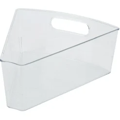 Gifi Bac de rangement triangulaire transparent pour frigo 3L