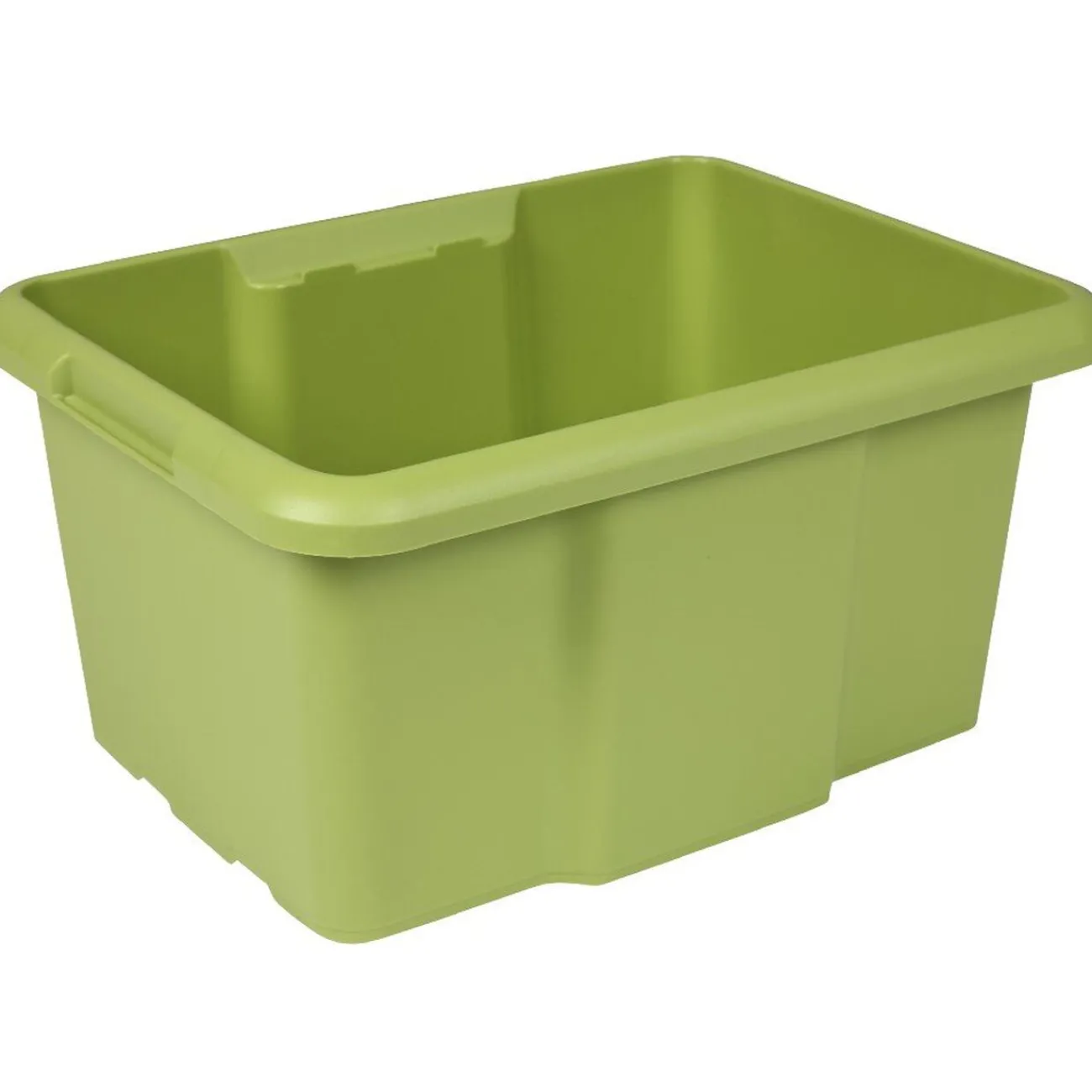 Gifi Rangement|Bac de rangement vert 15 L