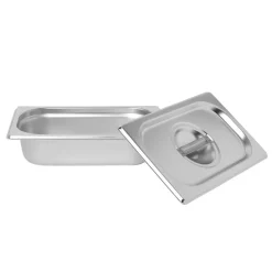 Gifi Bac inox avec couvercle préparation conservation L.26,5 cm