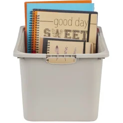 Gifi Rangement|Bac plastique beige