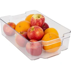 Gifi Bac rangement frigo 5,8L plastique transparent 32,5x21,5xH9cm