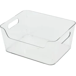 Gifi Bac rangement frigo 3,5L plastique transparent 22,4x17,3xH10cm