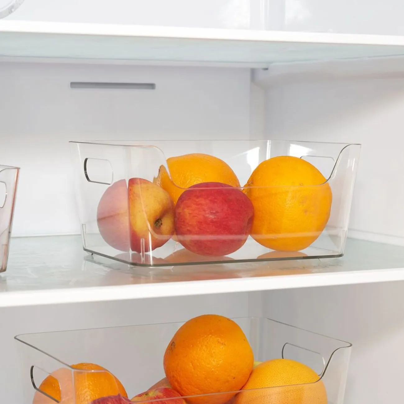 Gifi Bac rangement frigo 3,5L plastique transparent 22,4x17,3xH10cm