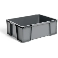 Gifi Rangement|Bac renforcé rangement plastique gris 27L