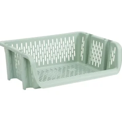 Gifi Rangement|Bac superposable large en plastique 39x30,5xH13cm