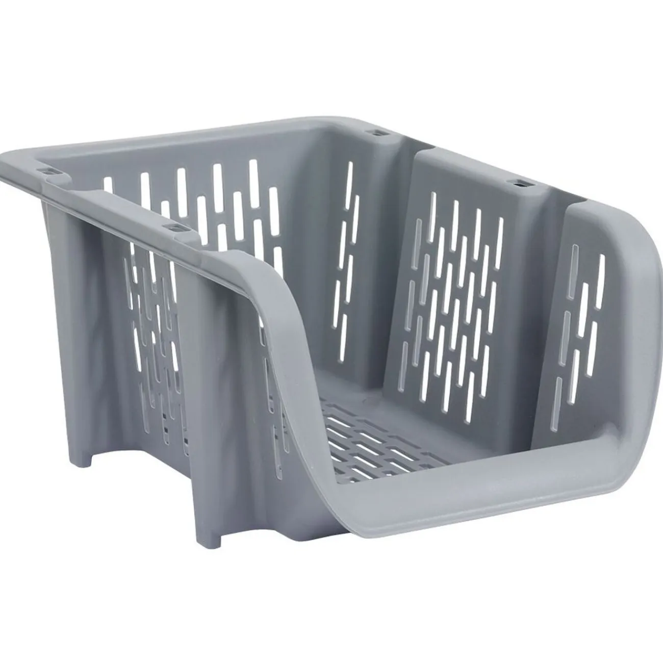 Gifi Rangement|Bac superposable étroit en plastique 31x20,5xH13,5cm