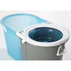 Gifi Nettoyage Et Entretien|Balai magique seau essoreur bleu gris