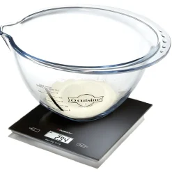 Gifi Balance de cuisine électronique et tactile noire Homday