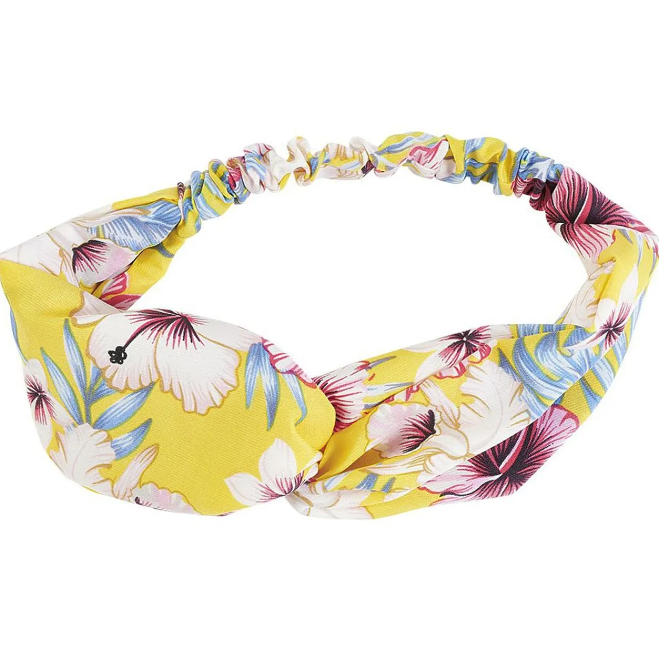 Gifi Beauté^Bandeau jaune imprimé tropical
