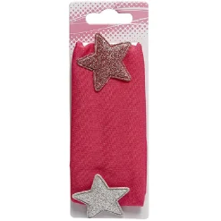Gifi Beauté^Bandeau élastique rose avec étoile glitter