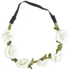 Gifi Beauté^Bandeau pour cheveux couronne de fleurs blanches