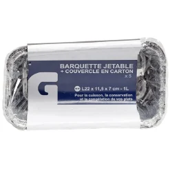 Gifi Barquette en aluminium 1L par 5