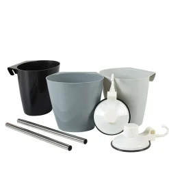 Gifi Barre à suspendre et 3 pots amovibles