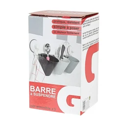 Gifi Barre à suspendre et 3 pots amovibles