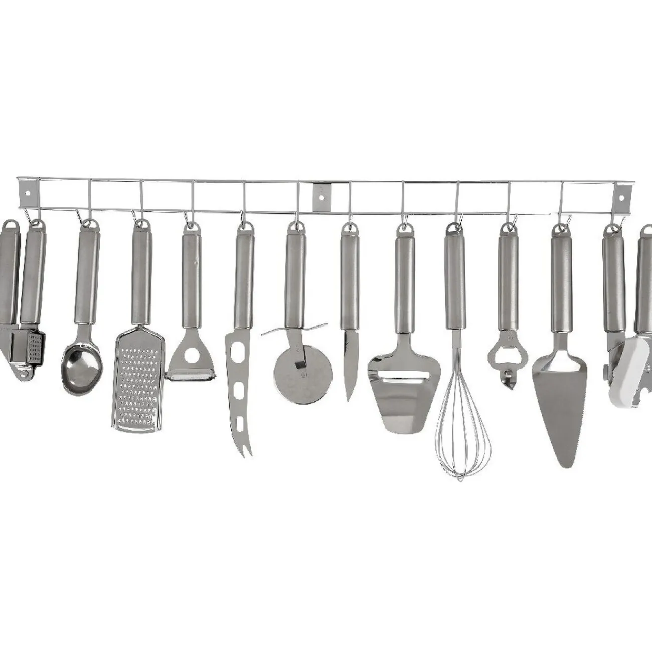 Gifi Barre avec 12 ustensiles de cuisine à suspendre