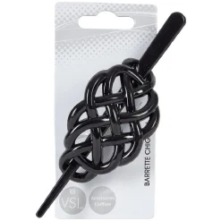 Gifi Beauté^Barrette à chignon pvc noir