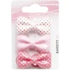 Gifi Beauté^Barrette forme noeud imprimé polyester x3