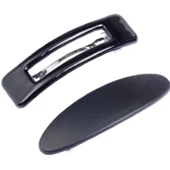 Gifi Beauté^Barrette noire L9,5cm x2