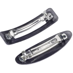 Gifi Beauté^Barrette noire L9,5cm x2