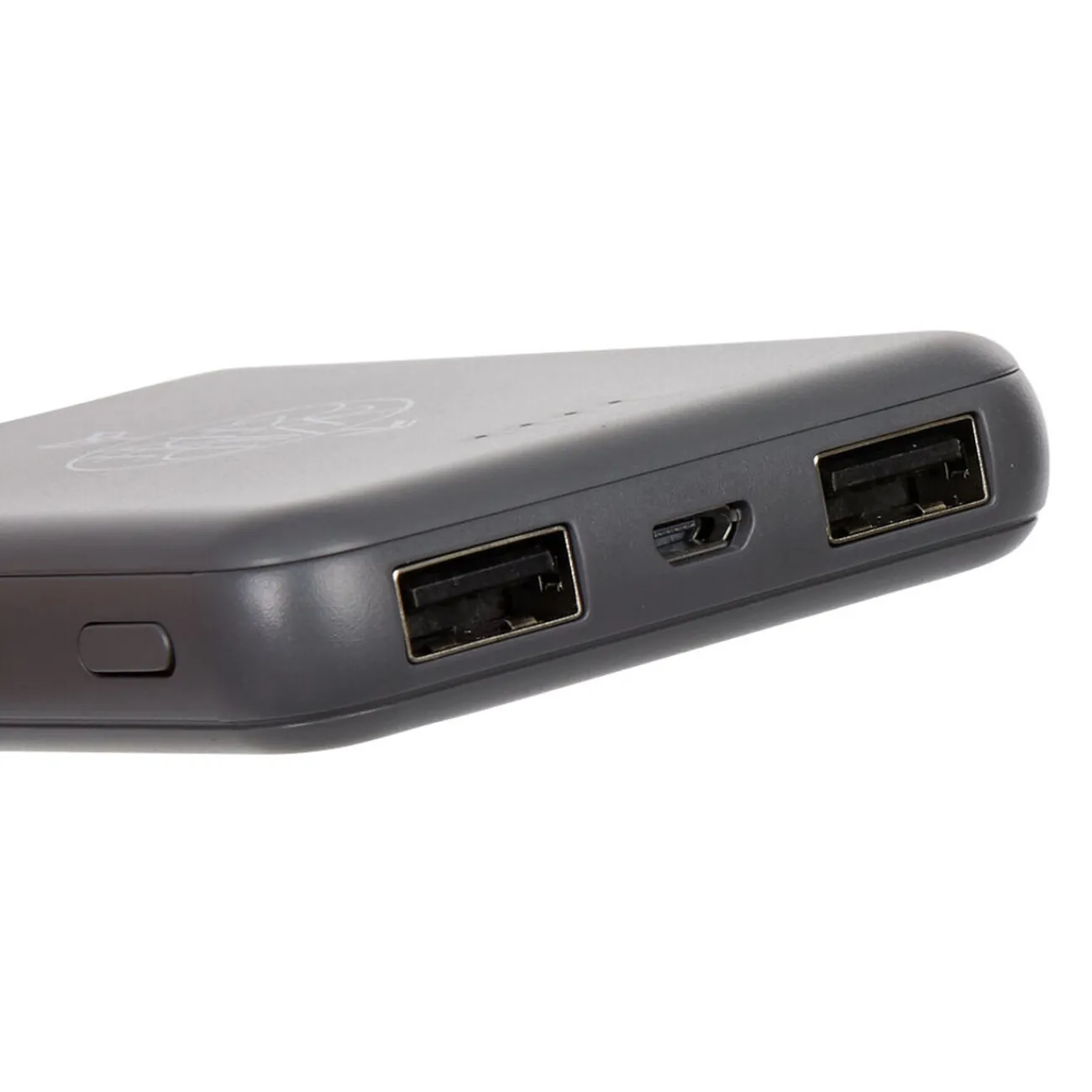 Gifi Beauté^Batterie de secours grise incription Wild & Free