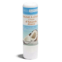 Gifi Beauté^Baume à lèvres à l'huile d'amande douce senteur coco transparent