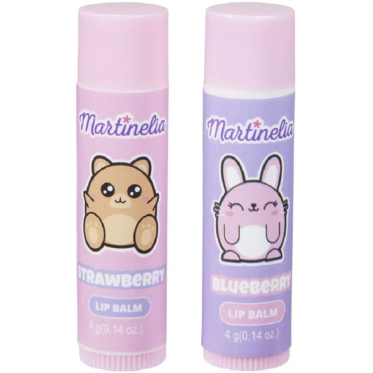 Gifi Beauté^Baume à lèvres Martinelia My Best Friends fraise et myrtille x2