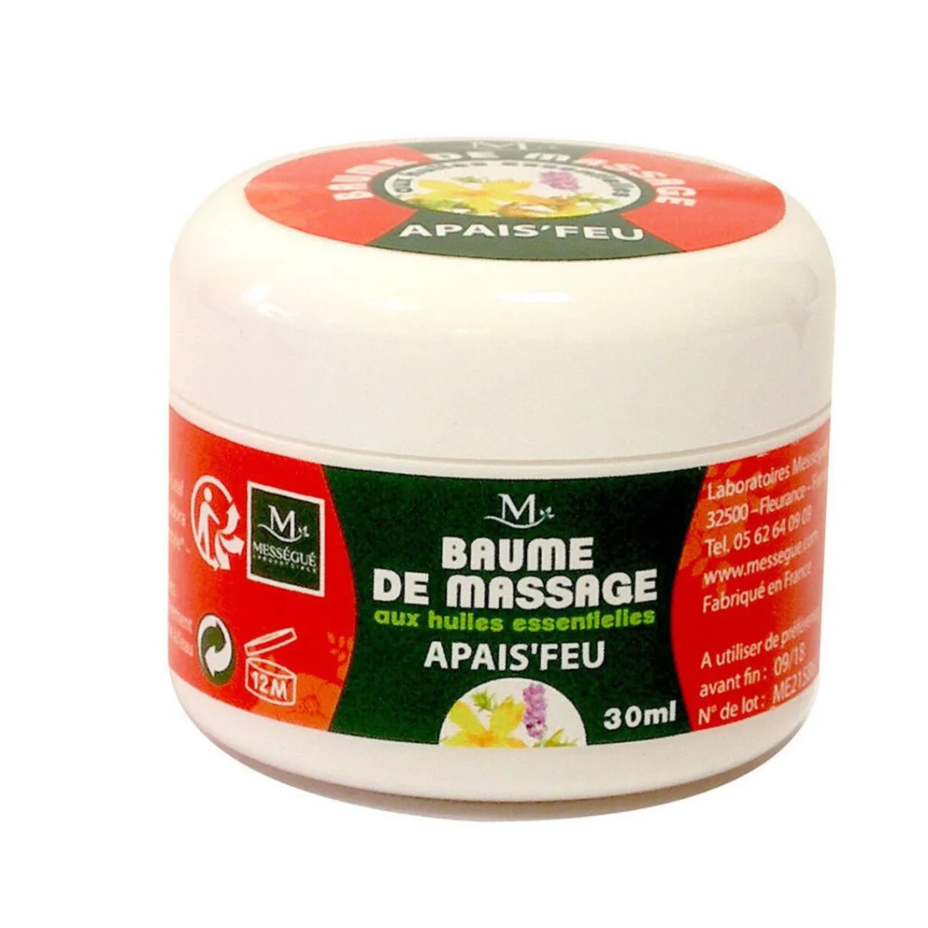 Gifi Bien-Être^Baume de massage Apais'feu aux Huiles essentielles