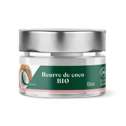 Gifi Beauté^Beurre de coco bio, pot de 100 ml