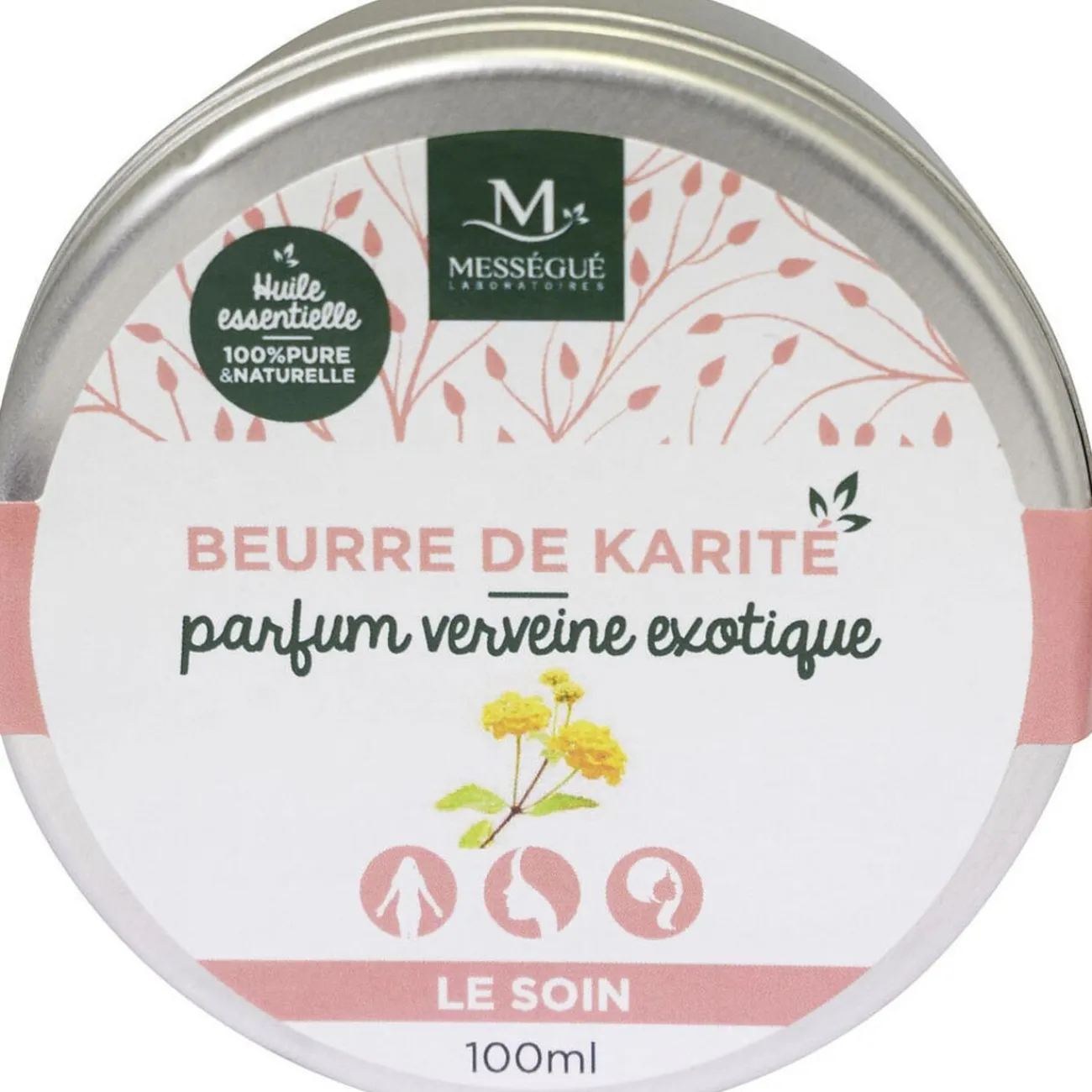 Gifi Beauté^Beurre de karité à l'huile essentielle de verveine