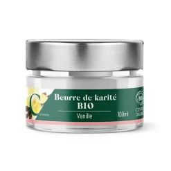 Gifi Beauté^Beurre de karité bio vanille, pot de 100 ml