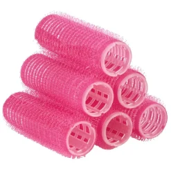 Gifi Beauté^Bigoudi auto agrippant rose x6