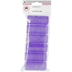 Gifi Beauté^Bigoudis à scratch 25 mm violet x6