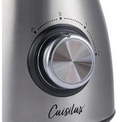 Gifi Blender en inox et bol en verre gradué 1,5 L