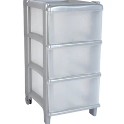 Gifi Rangement|Bloc 3 tiroirs à roulettes