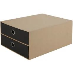 Gifi Rangement|Bloc de rangement 2 tiroirs A4