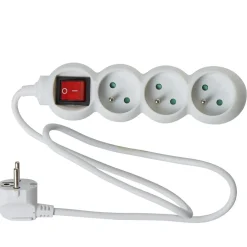 Gifi Accessoires Électriques^Bloc multiprise 3 prises