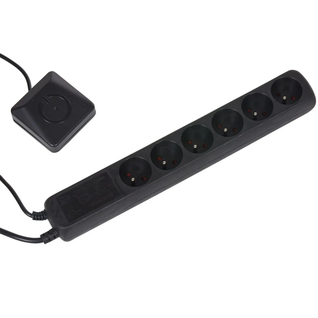 Gifi Accessoires Électriques^Bloc multiprise avec interrupteur à pédale