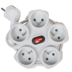 Gifi Accessoires Électriques^Bloc multiprise étoile 5 prises