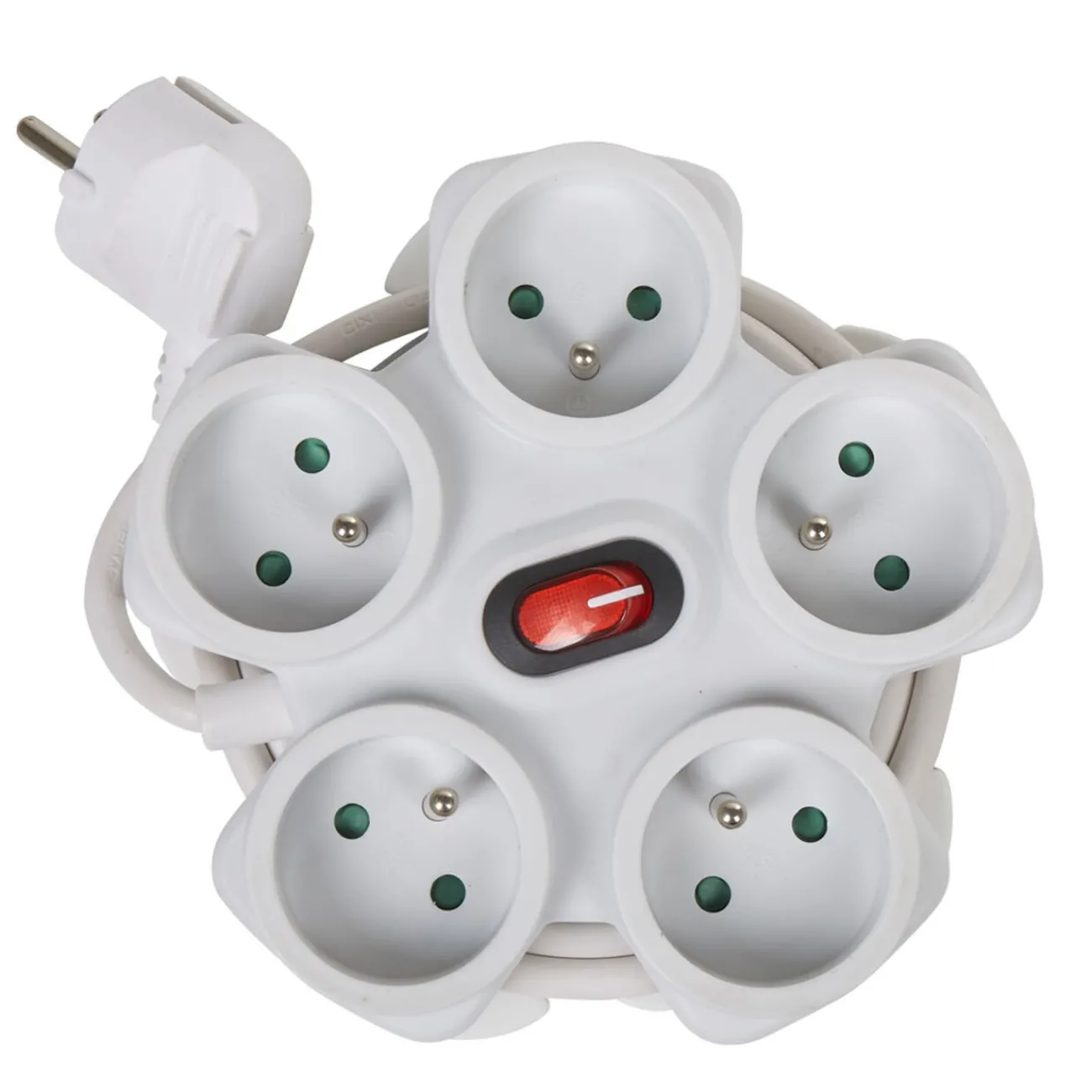 Gifi Accessoires Électriques^Bloc multiprise étoile 5 prises