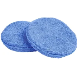 Gifi Nettoyage Et Entretien|Bloc éponge ronde microfibre bleu 15x15cm x2