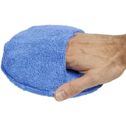 Gifi Nettoyage Et Entretien|Bloc éponge ronde microfibre bleu 15x15cm x2