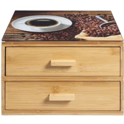 Gifi Bloc tiroirs à dosettes 2 niveaux